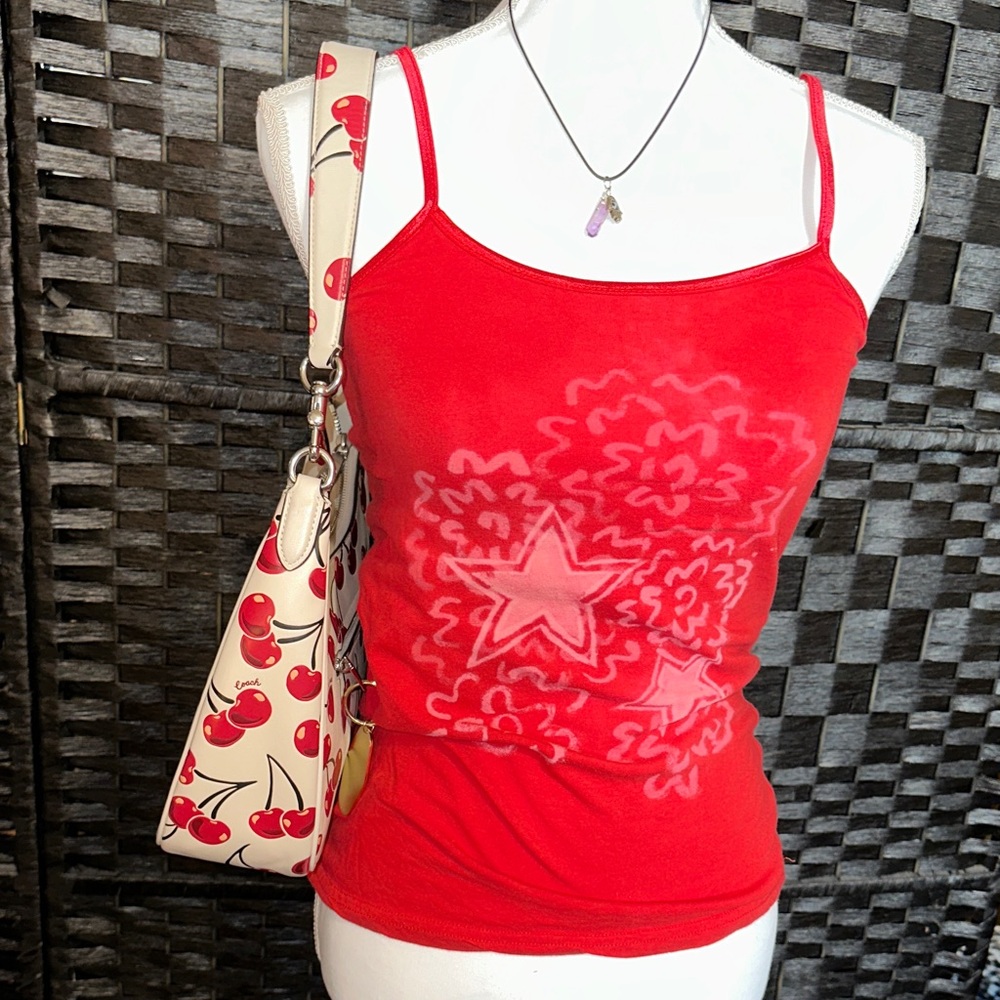 ICON apparel Red Floral Star Camisole
